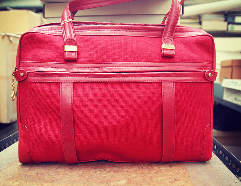sac vintage rouge